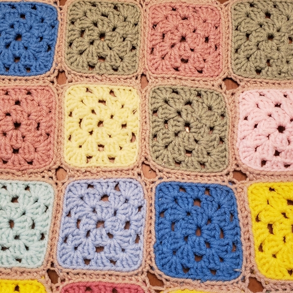 Colorful Hand-Crochet Table-Runner - Picture 7 of 8
